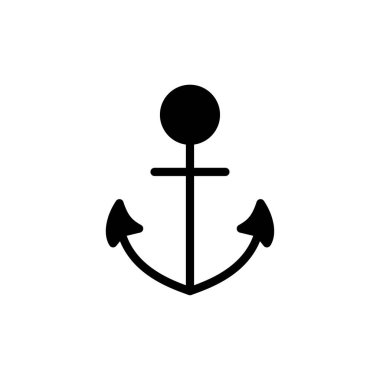 Anchor icon vector for web and mobile app. Anchor sign and symbol. Anchor marine icon.