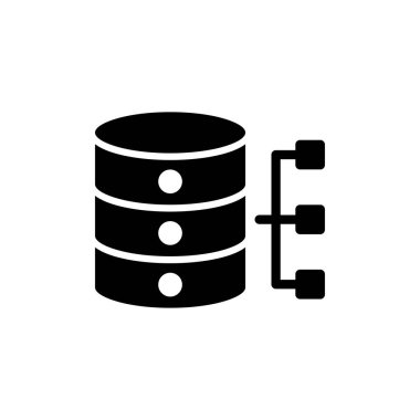 Database icon vector for web and mobile app. database sign and symbol