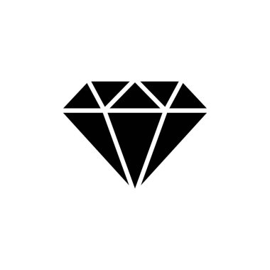 Diamond icon vector for web and mobile app. diamond gems sign and symbol