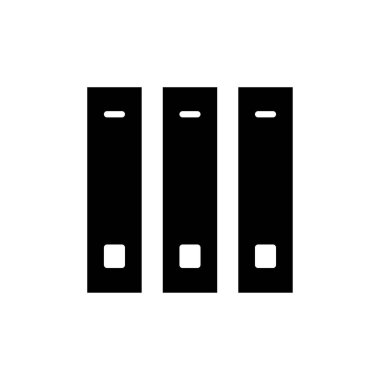 Web ve mobil uygulama için kütüphane simgesi vektörü. eğitim işareti ve sembol