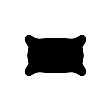 Web ve mobil uygulama için yastık simgesi vektörü. Yastık işareti ve sembol. Rahat yumuşacık yastık.