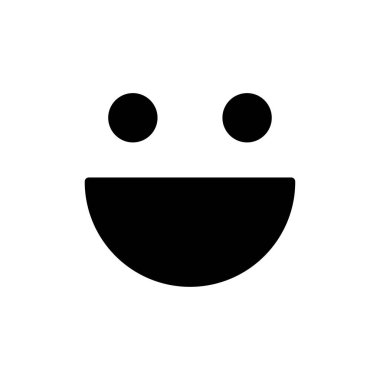 Web ve mobil uygulama için gülümse simgesi vektörü. Gülümseme simgesi. Geribildirim işareti ve sembol