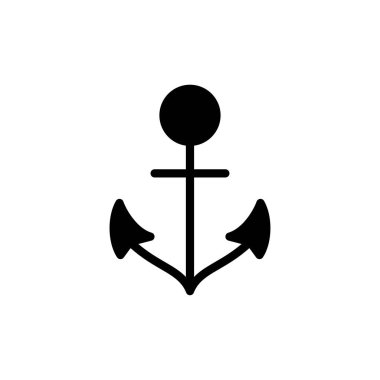 Anchor icon vector for web and mobile app. Anchor sign and symbol. Anchor marine icon.