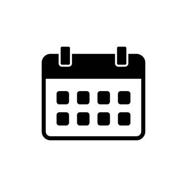 Calendar icon vector for web and mobile app. Calender sign and symbol. Schedule icon symbol