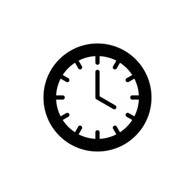 Clock icon vector for web and mobile app. Time sign and symbol. watch icon