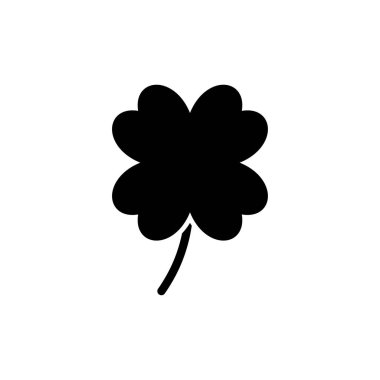 Clover icon vector for web and mobile app. clover sign and symbol. four leaf clover icon.