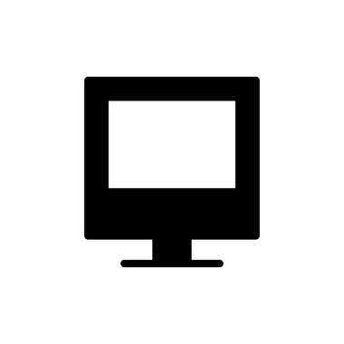 Computer icon vector for web and mobile app. computer monitor sign and symbol
