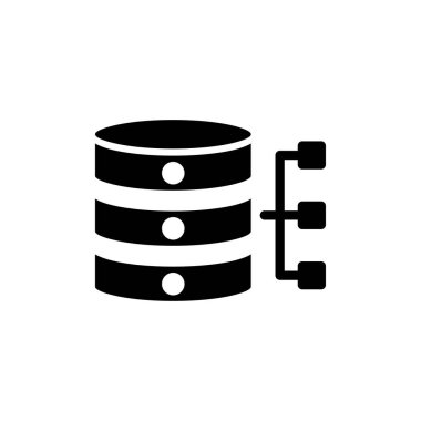 Database icon vector for web and mobile app. database sign and symbol