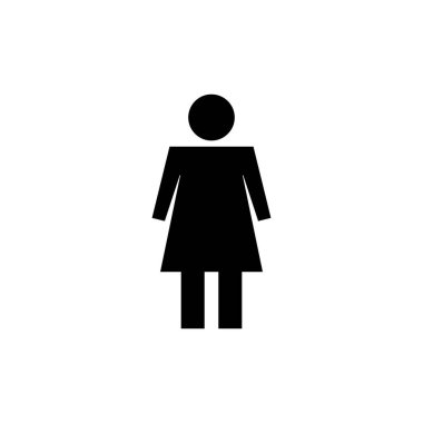 Female icon vector for web and mobile app. woman sign and symbol