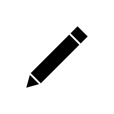 Web ve mobil uygulama için kalem simgesi vektörü. Kalem işareti ve sembol. Simge vektörünü düzenle