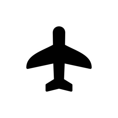 Web ve mobil uygulama için düzlem simgesi vektörü. Uçak işareti ve sembol. Uçuş taşıma sembolü. Seyahat işareti. uçak.