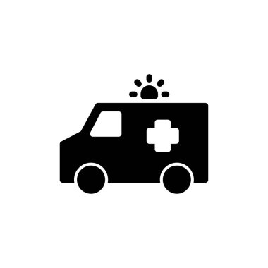 Ambulance icon vector for web and mobile app. ambulance truck sign and symbol. ambulance car