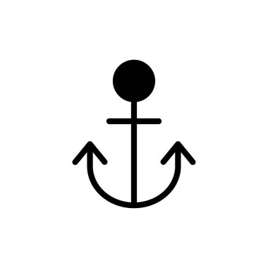 Anchor icon vector for web and mobile app. Anchor sign and symbol. Anchor marine icon.