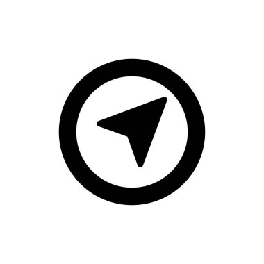 Compass icon vector for web and mobile app. arrow compass icon sign and symbol