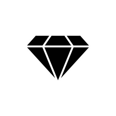 Diamond icon vector for web and mobile app. diamond gems sign and symbol