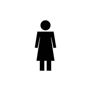 Female icon vector for web and mobile app. woman sign and symbol