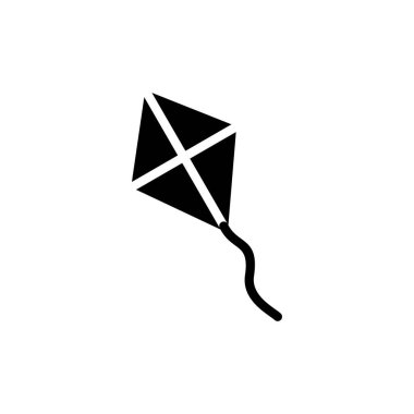 Web ve mobil uygulama için Kite simgesi vektörü. Uçurtma işareti ve sembol