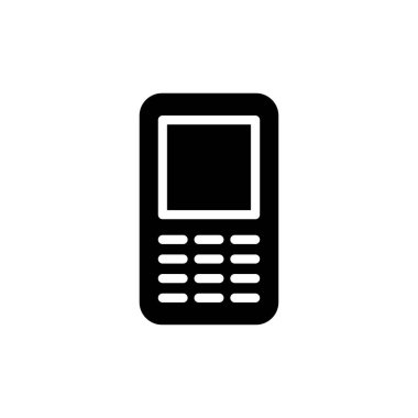 Web ve mobil uygulama için telefon simgesi vektörü. Çağrı kodu ve sembol. telefon sembolü