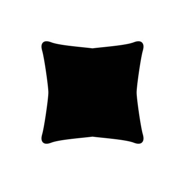 Web ve mobil uygulama için yastık simgesi vektörü. Yastık işareti ve sembol. Rahat yumuşacık yastık.