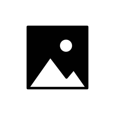 Web ve mobil uygulama için resim simgesi vektörü. Fotoğraf galerisi işareti ve sembol. resim simgesi