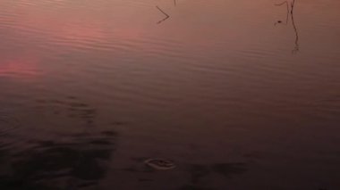 Güneş su yüzeyine yansıdı..