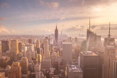 New York şehrinin silueti, ABD