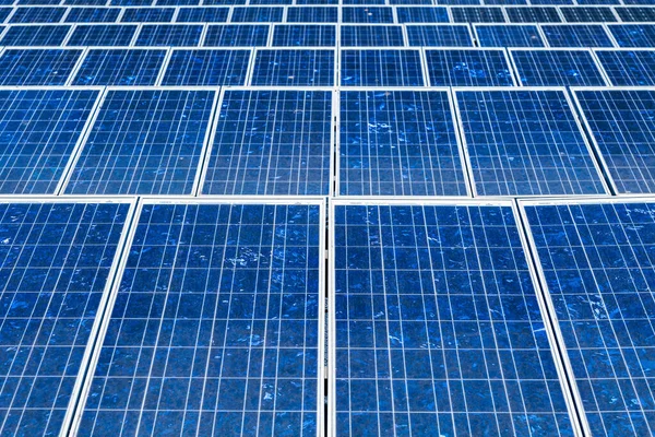 Солнечные панели. Альтернативный источник электроэнергии Стоковое Изображение