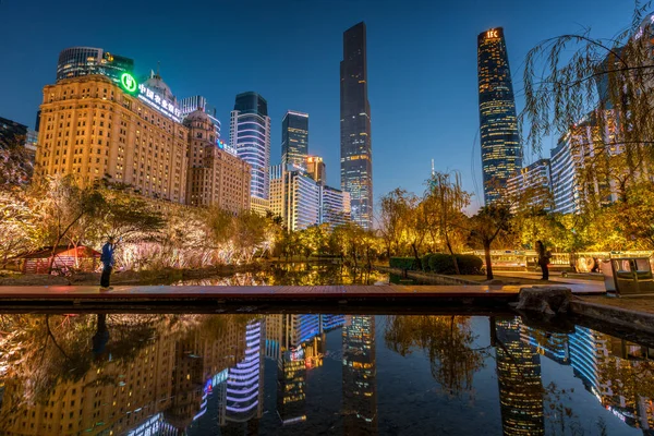 Migliore Vista Notturna Huachenghui Guangzhou — Foto Stock