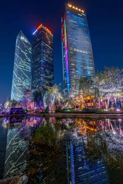 Migliore Vista Notturna Huachenghui Guangzhou — Foto Stock