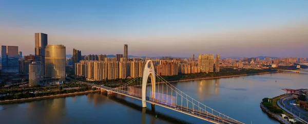 Вид Воздуха Гуанчжоу — стоковое фото