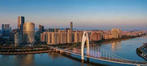 Luchtfoto Van Guangzhou — Stockfoto