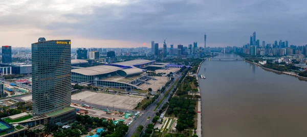 Flygfoto Över Guangzhou — Stockfoto