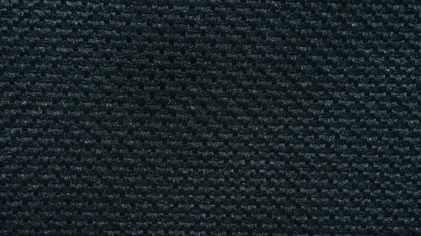 Ткань Черный Фон Текстура Макро Изображение — стоковое фото