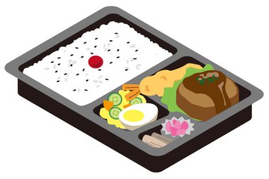 Hamburger ve karides.