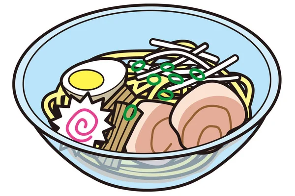 Lunch Box Ιαπωνικά Παγωμένα Ράμεν — Διανυσματικό Αρχείο