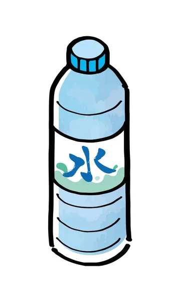 Ілюстрація Пляшкової Мінеральної Води Мінеральна Вода — стоковий вектор