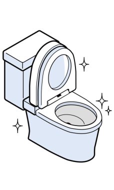 Güzel ve temiz tuvalet.