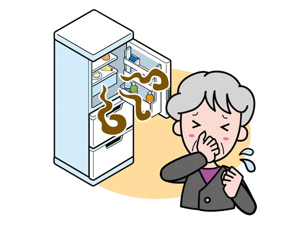 Dolapta kötü kokan bir büyükanne.