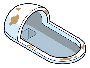 Japon tarzı tuvalet çok pis.