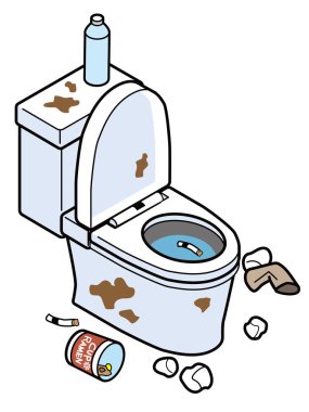 Dağınık Batı tuvaleti