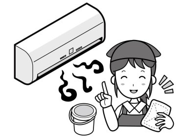 Kokuşmuş klimayı temizle.