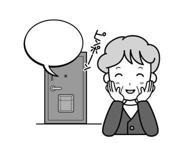 Cep telefonundaki bir yabancının aramasından şüphelenen yaşlı bir kadın.