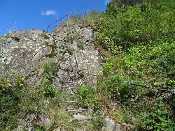 Rabenacksteig Really Great Alternative Route Rheinsteig Goarshausen Rhein — Stock Photo, Image