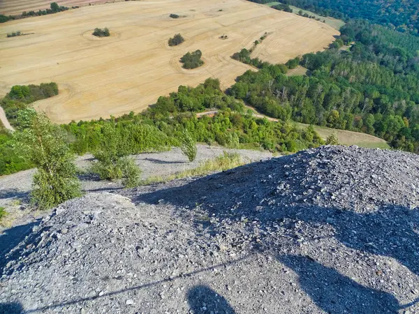 Once Year You Can Climb Mining Dump Close Sangerhausen German — Stock Photo, Image