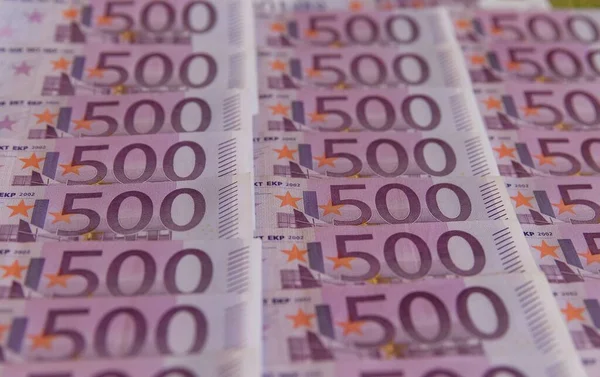 Euro Money Banknotes European Central Bank — Stock Photo, Image