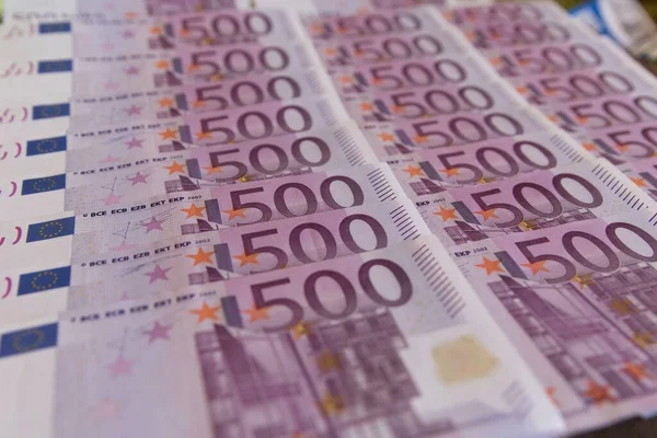 Euro Money Banknotes European Central Bank — Stock Photo, Image