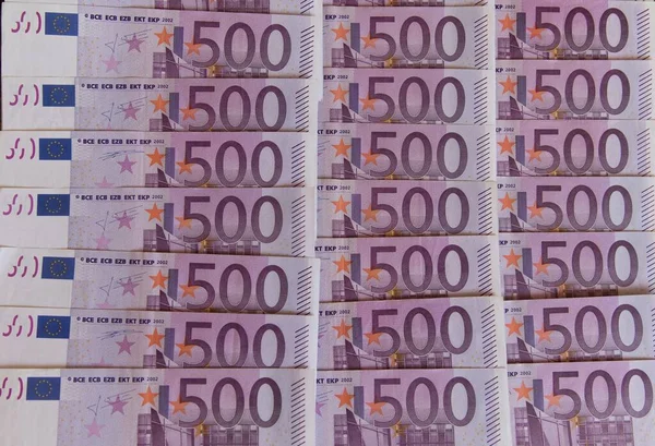 Euro Money Banknotes European Central Bank — Stock Photo, Image