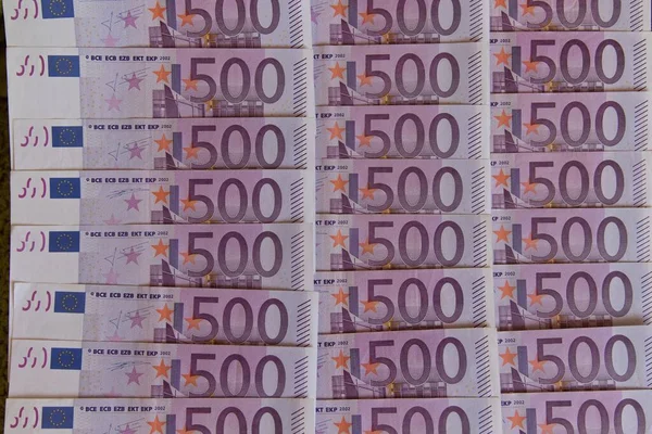 Euro Money Banknotes European Central Bank — Stock Photo, Image