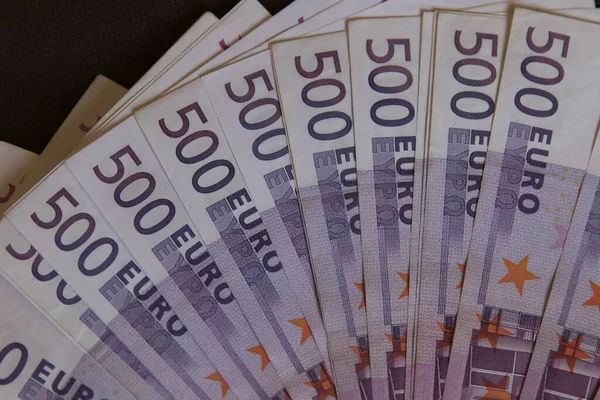 Billetes Euros Banco Central Europeo —  Fotos de Stock