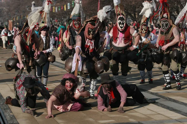 2016 Pernik Bulgaria January 2016 Masquerade Festival Surva Pernik Bulgaria — 스톡 사진